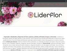 Tablet Screenshot of liderflor.com